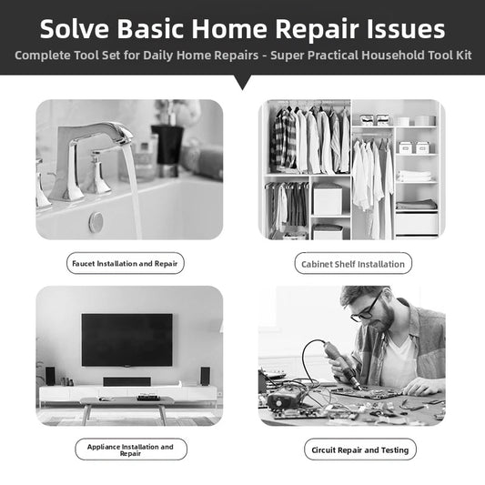 High End Portable Household Hardware Tool Set, Manual Car Toolbox