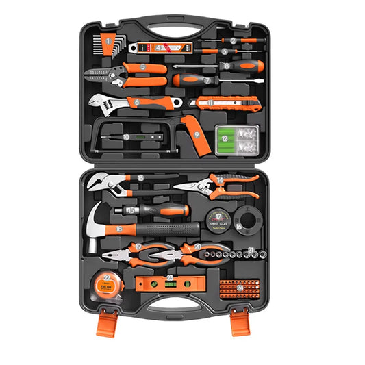 High End Portable Household Hardware Tool Set, Manual Car Toolbox